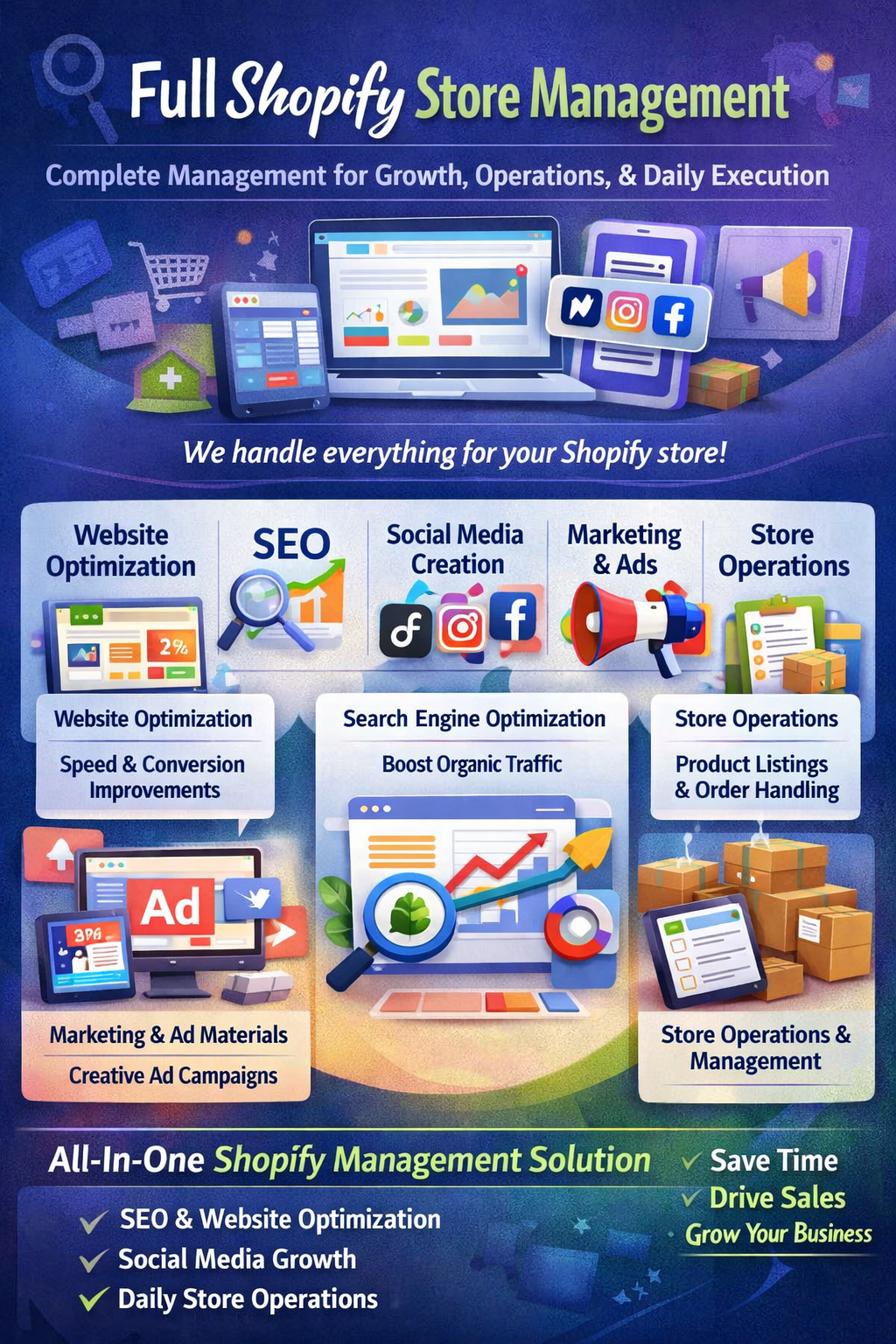 Full Shopify Store Management